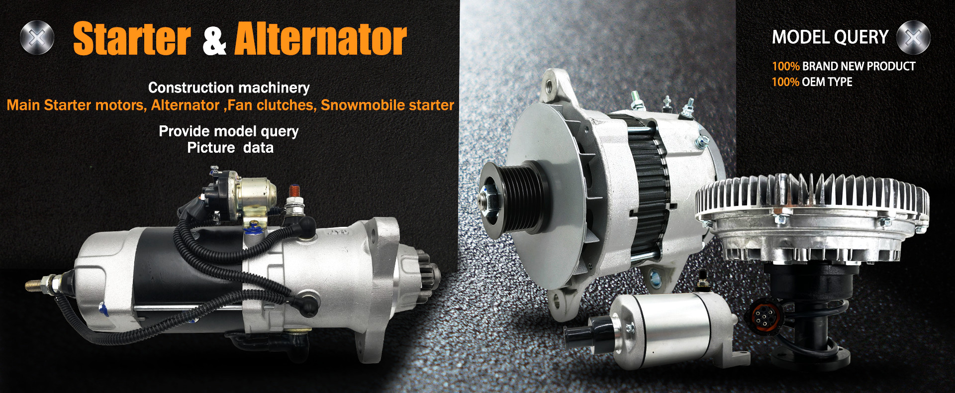 qualidade Máquina escavadora Starter Motor fábrica