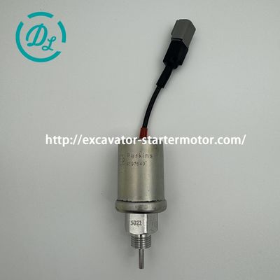 EexcavaStart Perkins 4197640 Fuel Shutoff Solenoid for 404D-22 403D-22 Engines